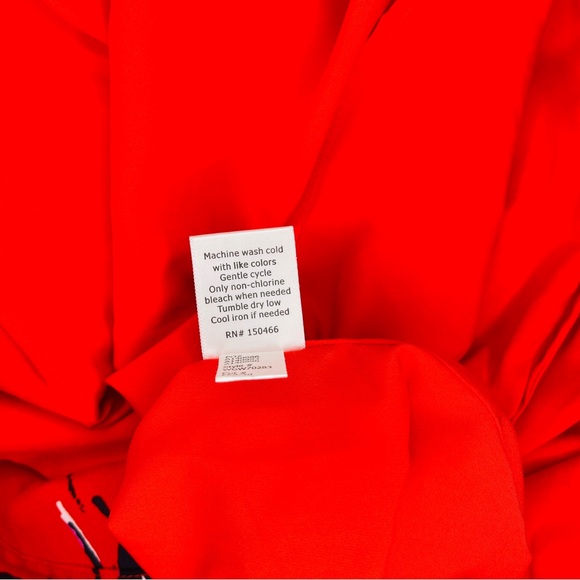 41 Hawthorn Midnight Scallop Detail Dress - Red - Picture 10 of 10
